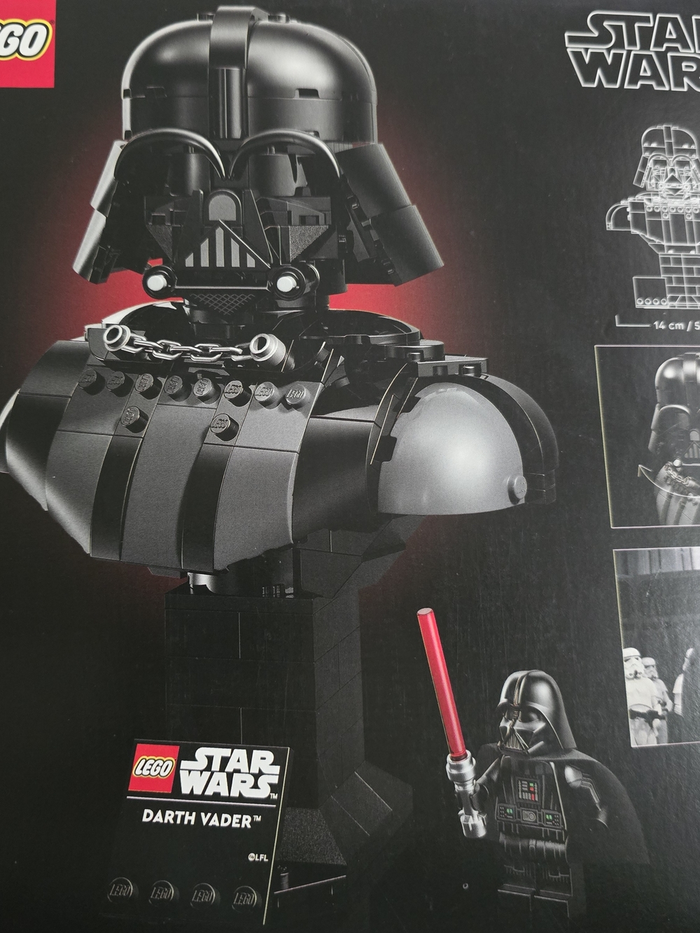LEGO Star Wars Darth Vader Bust Building Set - New! - Picture 8 of 8